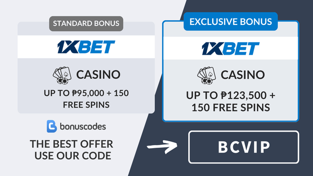 1xbet welcome package PH