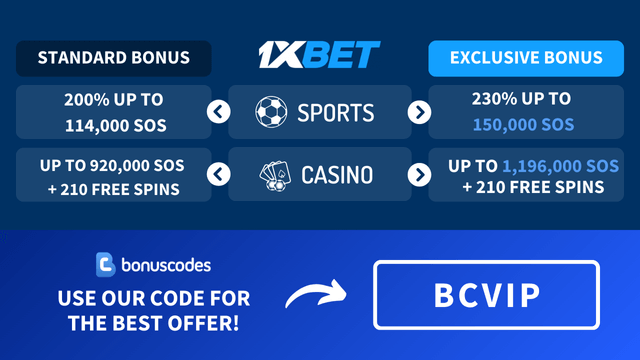 1XBET Somalia exclusive offers