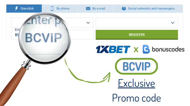 1XBET exclusive promo code