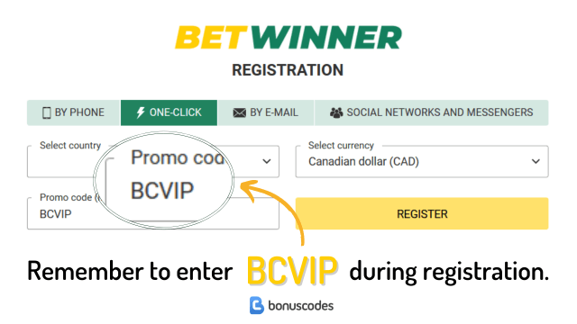 betwinner promo code canada registration