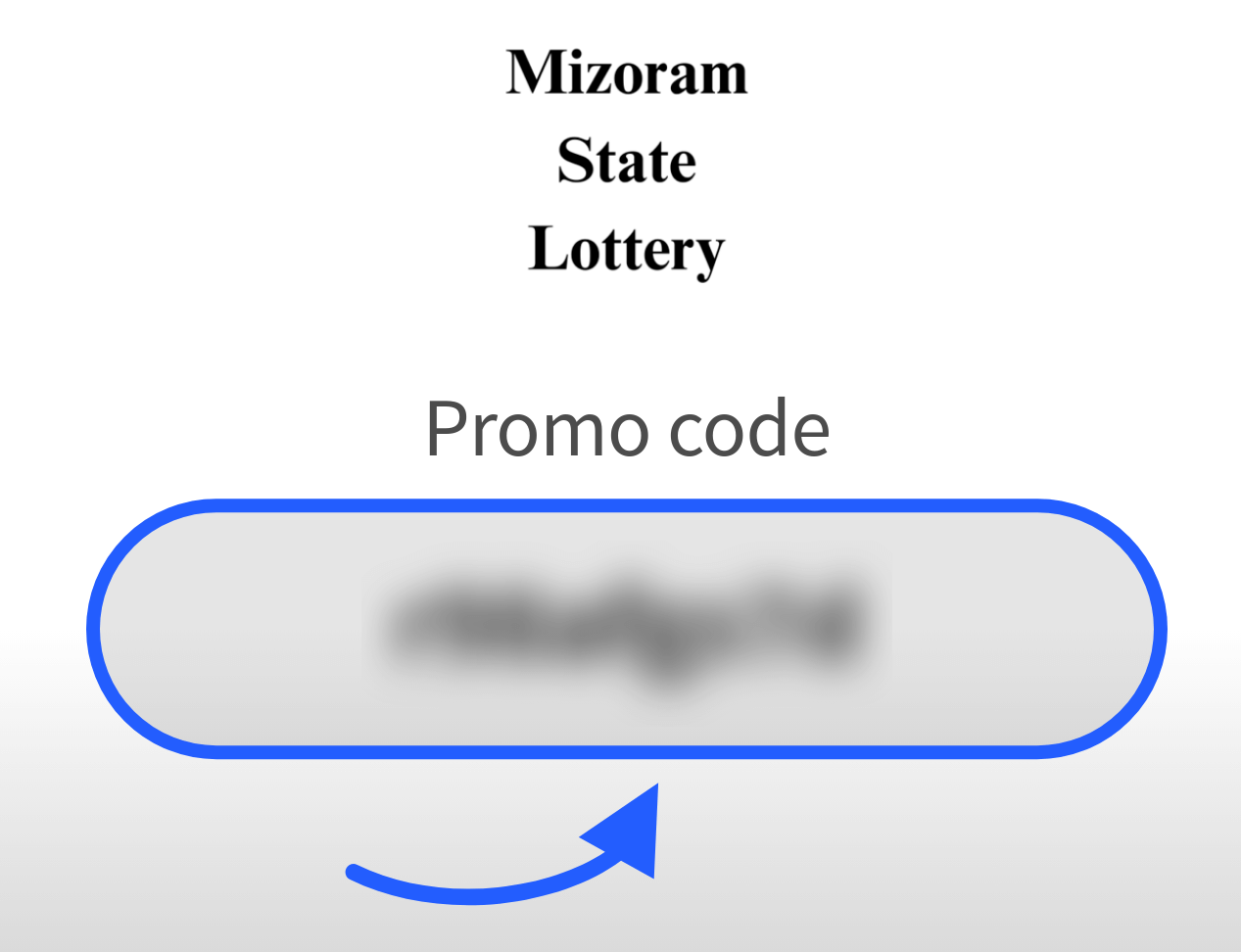 Mizoram State Lottery Promo Code